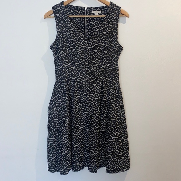 Target Dresses & Skirts - Grey Cheetah Print, Fit and Flare Dress - Size 10